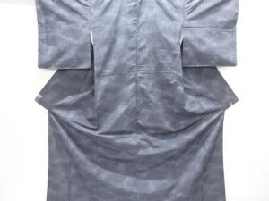 暈し柄織り出し手織り紬着物